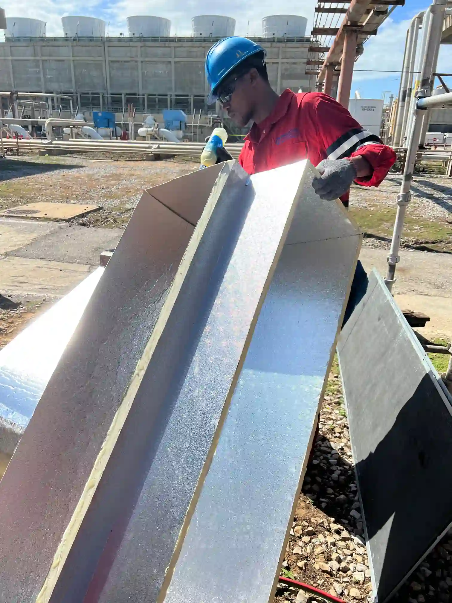 Installation of 15TR unit in chromatography area. (10) copy