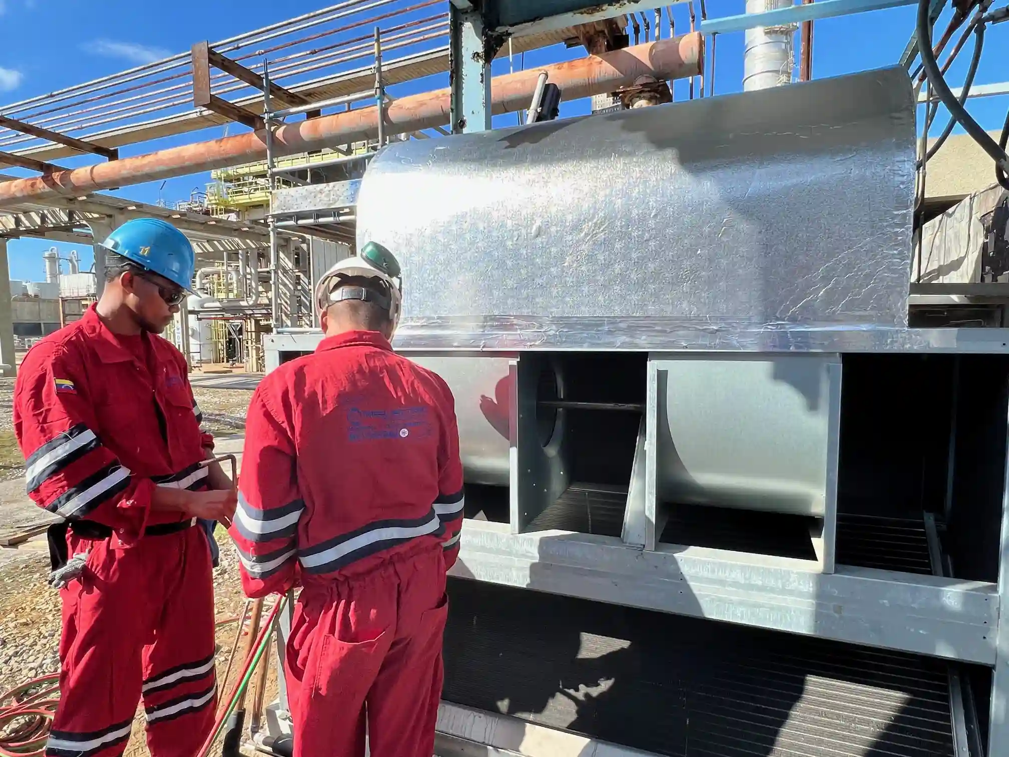 Installation of 15TR unit in chromatography area. (11) copy