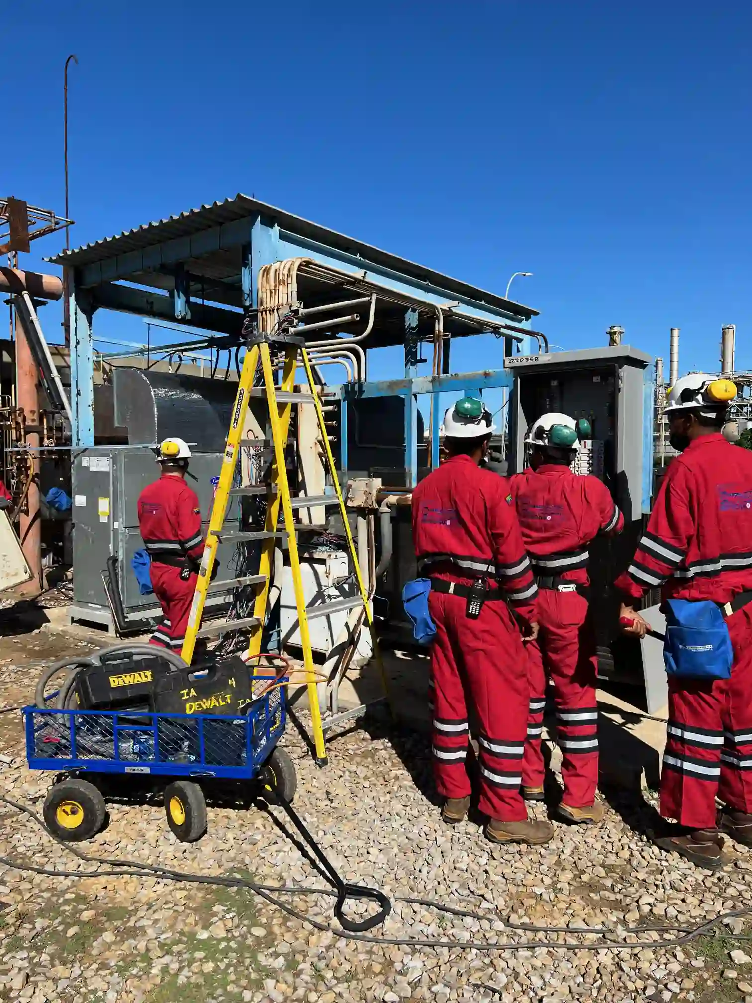Installation of 15TR unit in chromatography area. (14) copy